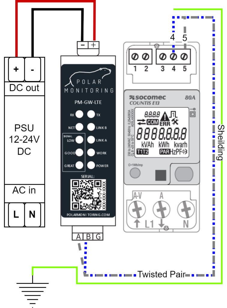 Soccomec E13-E14 Wiring Diagram